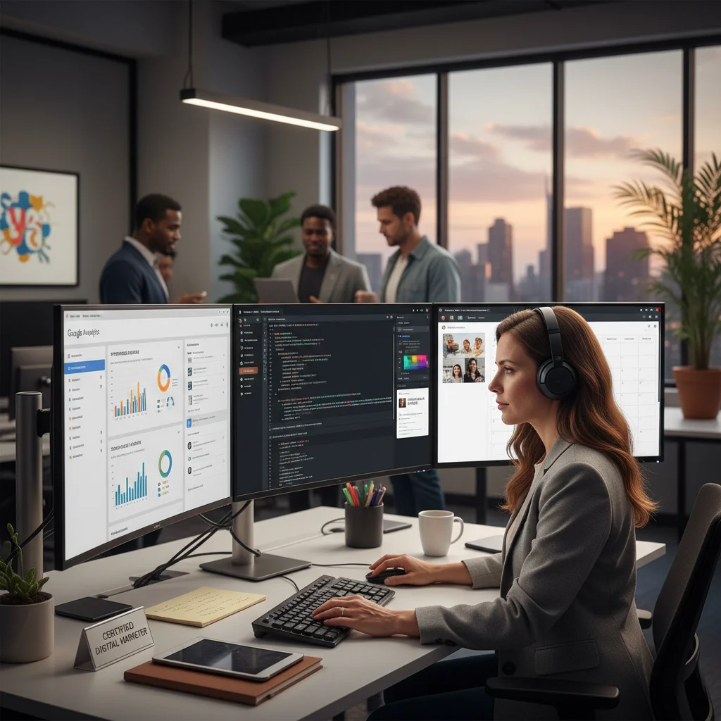 Applying certified digital marketing knowledge in a practical setting