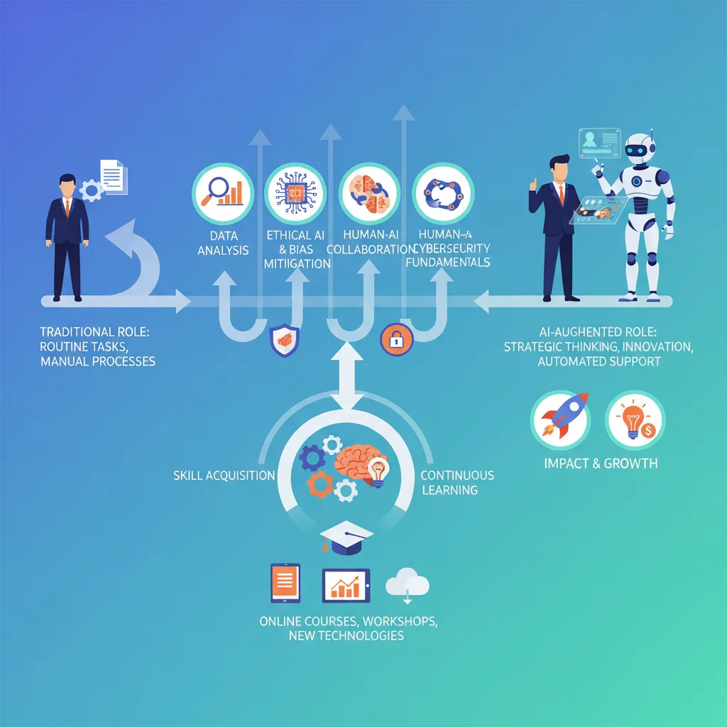 Career path transformation with AI skill development