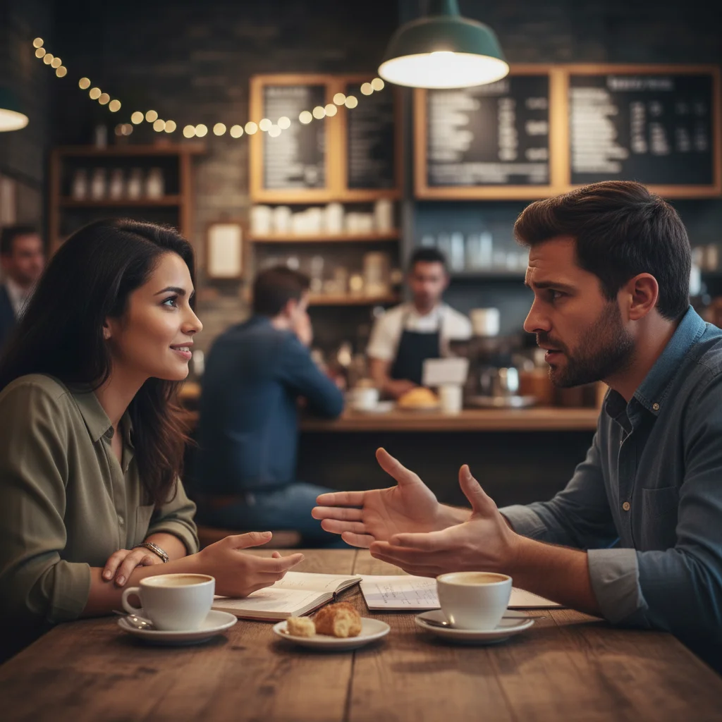 People demonstrating empathetic communication and emotional intelligence