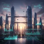 Real Estate Market 2026: 5 Trends & US Regional Impact Futuristic cityscape with digital growth charts representing 2026 real estate market analysis