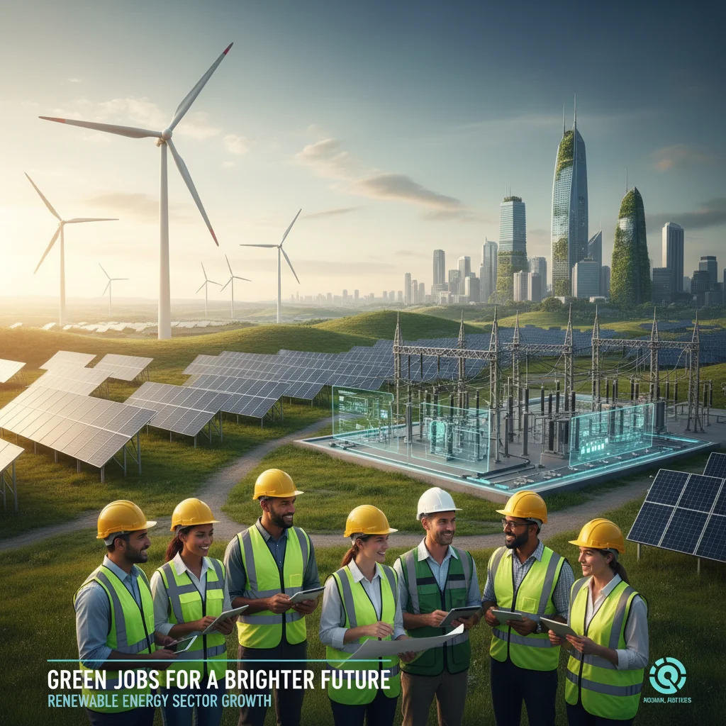 Growth of green jobs and renewable energy sector workforce