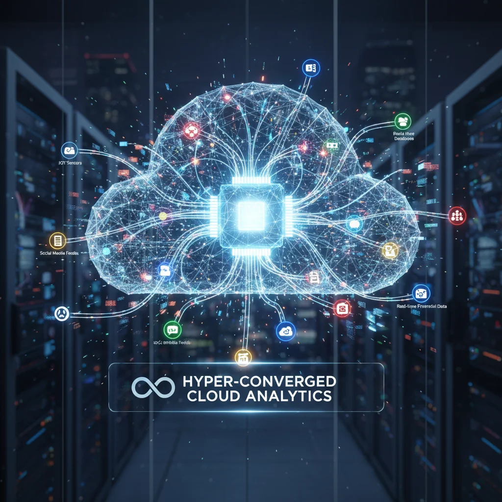 Hyper-converged cloud data infrastructure network