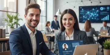 Professionals optimizing LinkedIn profile for career success in 2026