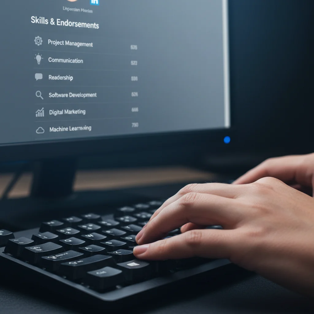 Optimizing LinkedIn skills and endorsements for better visibility
